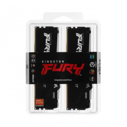 Память оперативная/ Kingston 32GB 5600MT/s DDR5 CL36 DIMM (Kit of 2) FURY Beast RGB EXPO
