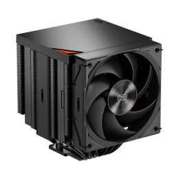 Кулер для процессора/ CPU Cooler PCCooler RZ620Pro TC BK (265W, 4-pin PWM, 160mm, Al/Cu, 6x6mm, 2x120mm, 80CFM, 36.2dBA, 2400RPM, S: 1851/1700/1200/115X, AM5/AM4, black)
