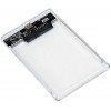 Внешний корпус для HDD/SSD AgeStar 3UB2P4C SATA III USB3.0 пластик прозрачный 2.5" [3UB2P4C]