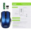 Купить беспроводную оптическую мышь Acer OMR031 черный/синий 1600dpi с USB и 4 кнопками