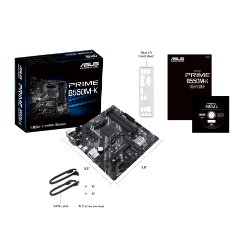 Материнская плата/ PRIME B550M-K ASUS