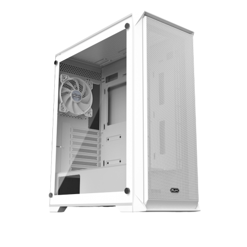 Корпус без блока питания/ Case Raijintek ARCADIA 41, Midi-Tower, TG, 1x120mm, 2xUSB-A 3.0 + 1xUSB-C, ATX, mATX, mITX White RAIJINTEK CO LTD
