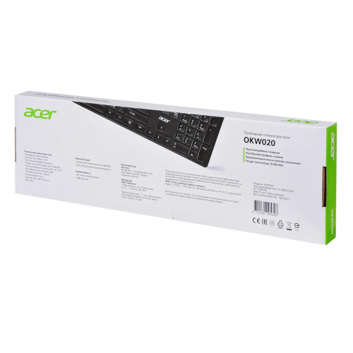 Клавиатура/ Клавиатура Acer OKW020 USB slim black Acer