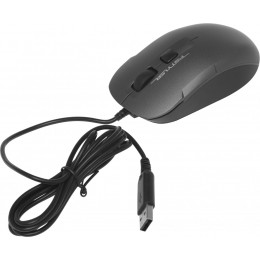 Мышь A4Tech Fstyler FM26 серый/черный оптическая 1600dpi USB для ноутбука 4but (FM26 USB (SMOKY GREY))