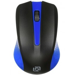 Мышь Оклик 485MW черный/синий оптическая 1200dpi беспров. USB для ноутбука 3but (997826)