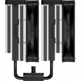 Кулер для процессора/ CPU Cooler Ocypus Delta A62 BK ARGB (260W, 4-pin PWM, 156mm, Al/Cu, 6x6mm, ARGB, 2x120mm, 73CFM, 29dBA, 2000RPM, S: 1851/1700/1200/115X, AM5/AM4, black)