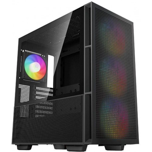 Корпус Deepcool CH560 черный ATX с поддержкой 8 вентиляторов 120mm и 3 вентиляторов 140mm, USB 3.0 и аудио выходом