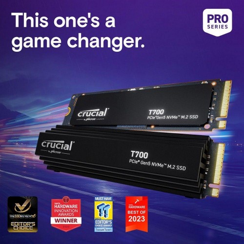 Накопитель SSD Crucial T700 2TB PCIe 5.0 x4 M.2 2280 - Высокоскоростное Хранение Данных