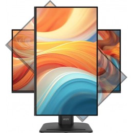 Монитор/ MSI PRO MP245PHG E14 23.8'', 1920x1080, IPS, 178x178, 300nit, 144Hz, 4ms, HDMI/DP, 1xUSB-C, 2USB-A, Audio out, 2x2W, LTSP, IntPWR, 100x100VESA, Black, 1y