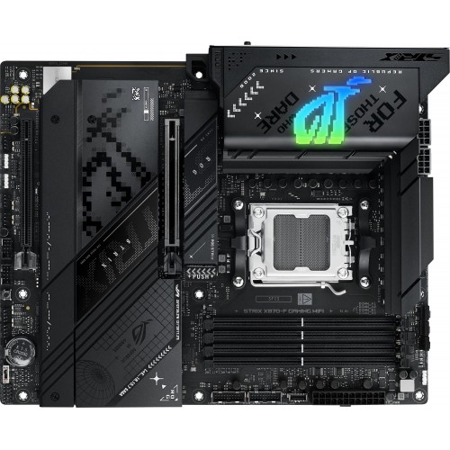 Купить материнскую плату Asus ROG STRIX X870-F GAMING WIFI AM5 - 4xDDR5, 2.5G LAN, HDMI и DP