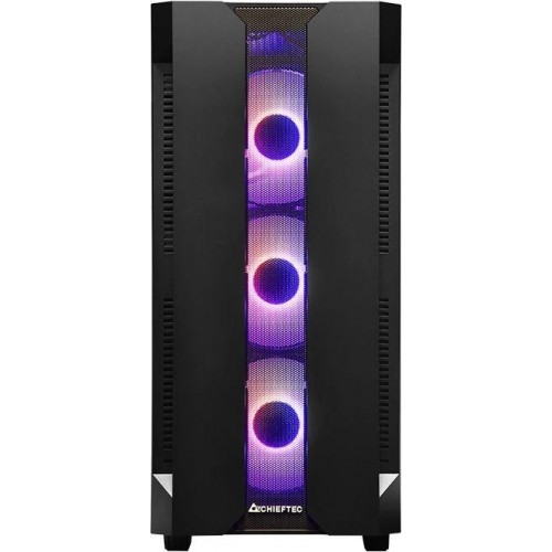 Корпус Chieftec Hunter GS-01B-OP черный ATX с поддержкой 4 вентиляторов 120/140 мм и USB 3.1