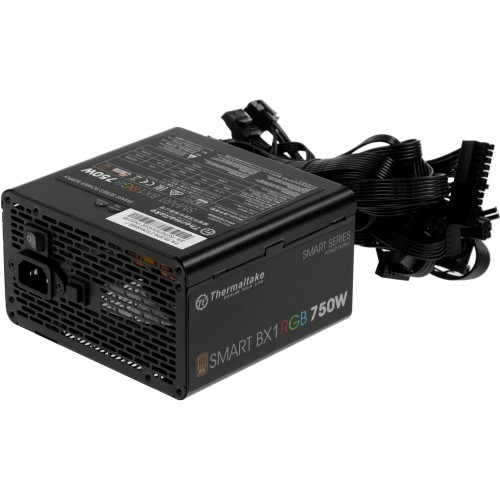 Блок питания Thermaltake ATX 750W Smart BX1 RGB 80+ Bronze с 120mm вентилятором и 8xSATA - Высокая производительность и стильный дизайн