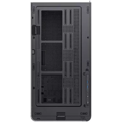 Корпус JONSBO D300 Mini-Tower без блока питания: стильный черный кейс для mATX и mITX с USB-A 3.2 и USB-C 3.2