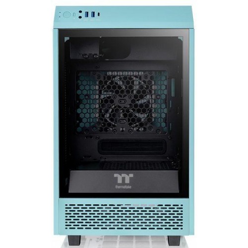 Купить корпус Thermaltake The Tower 100 Turquoise для miniITX с поддержкой 1x120mm и 3x140mm – идеальное решение для вашего ПК!