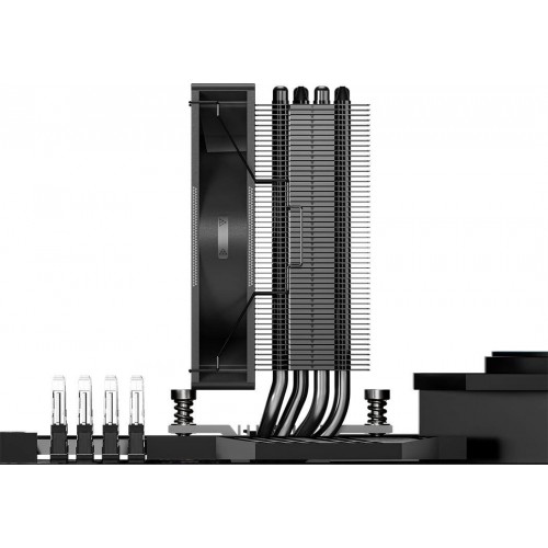 Кулер PcCooler RT400 BK Soc-AM5/AM4/1200/1700/1851 черный 4-pin 32dB Al+Cu 230W Ret (RT400-BKNWXX-GL) [RT400-BKNWXX-GL]