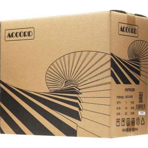 Корпус Accord ENTRY ACC-241 черный mATX 2xUSB2.0 audio  Accord