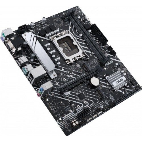 Купить материнскую плату Asus PRIME H610M-A D4-CSM для Intel Soc-1700: mATX, 2xDDR4, HDMI, DP, 7.1 звук