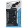 Числовой блок A4Tech FK13 серый USB slim для ноутбуков - компактный и удобный кабель 0.7м