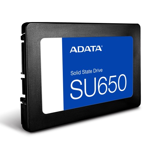 Твердотельный накопитель/ ADATA SSD Ultimate SU650, 480GB, 2.5" 7mm, SATA3, 3D TLC, R/W 520/450MB/s, IOPs 40 000/75 000, TBW 280, DWPD 0.5 (3 года) ADATA