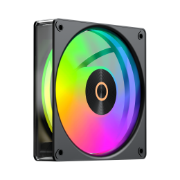 Кулер для корпуса/ Case Cooler Ocypus Gamma F12 Elite BK ARGB REVERSE BLADE (120x120x25mm, 4-pin PWM, ARGB, 56CFM, 26dBA, 1800RPM, Black)