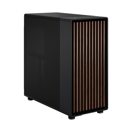 Купите Корпус Fractal Design North XL: Full-Tower с 3 вентиляторами, USB 3.2 Type-C и деревянной панелью в Charcoal Black