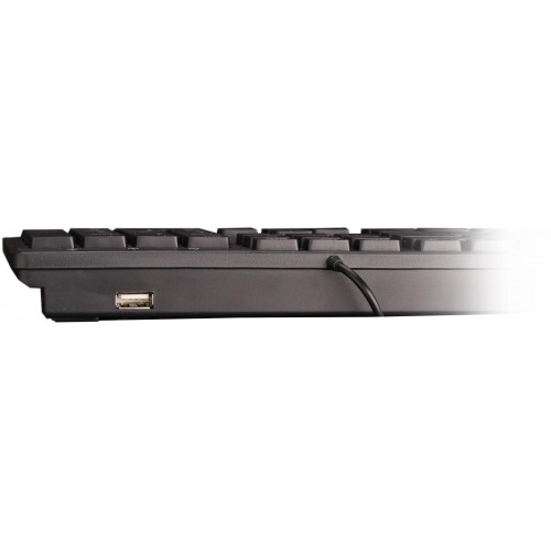 Клавиатура Оклик 520M2U USB Slim Multimedia черная с кабелем 1.6м - идеальный выбор для комфортной работы и игр