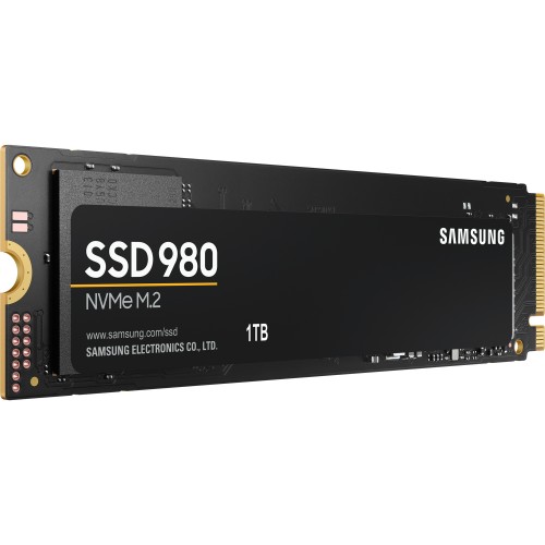 Твердотельные накопители/ Samsung SSD 980, 1000GB, M.2(22x80mm), NVMe 1.4, PCIe 3.0 x4, 3-bit MLC, R/W 3500/3000MB/s, IOPs 500 000/480 000, TBW 600, DWPD 0.33 (12 мес.) Samsung Electronics