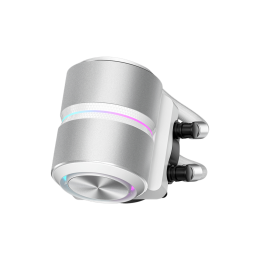 Система охлаждения/ Water Cooling System PCCooler DE360 Pro WH (300W, 360mm, White, ARGB Pump, Fans: 3x120mm, 86.73CFM, 32dBA, 2200RPM/ Pump height 57mm, 28dBA, 3200RPM, Rad thickness 27mm/ S: 1851, 1700, 1200, 115X, AM5, AM4, AM3)