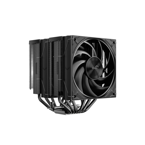 Кулер для процессора/ CPU Cooler SAMA A60B (265W, 4-pin PWM, 156.5mm, 6x6mm, 2x120mm, 78CFM, 29dBA, 2200RPM, S: 1851/1700/1200/115X, AM5/AM4, black) SAMA
