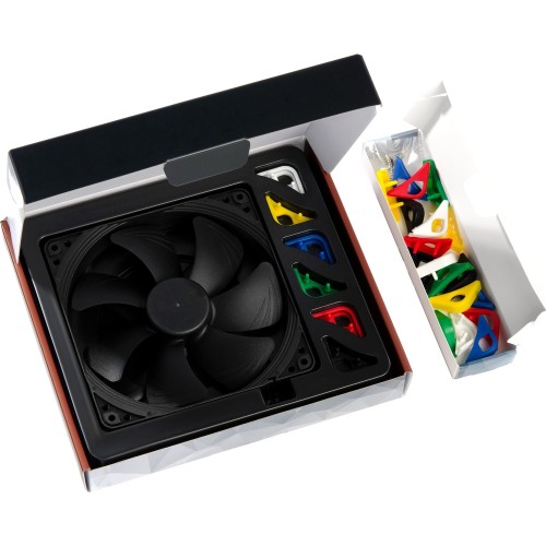 Кулер для корпуса/ Case Cooler Noctua NF-A14 PWM chromax.black.swap (140x140x25mm, 4-pin PWM, 82.5CFM, 24.6dBA, 1500RPM, Black)