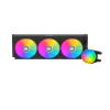 Водяное охлаждение для процессора/ Water Cooling System SAMA Q70 Black (360mm, LED temp., Black, ARGB/ Fans: 3x120mm, 86CFM, 30dBA, 2600RPM/ Pump height 64mm, 30dBA, 2800RPM, Rad thickness 27mm/ S: 1851, 1700, 1200, 20XX, 115X, AM5, AM4) SAMA