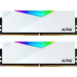 Память DDR5 2x32GB 6400MHz A-Data AX5U6400C3232G-DCLARWH XPG Lancer RGB RTL Gaming PC5-51200 CL32 DIMM 288-pin 1.4В kit dual rank с радиатором Ret