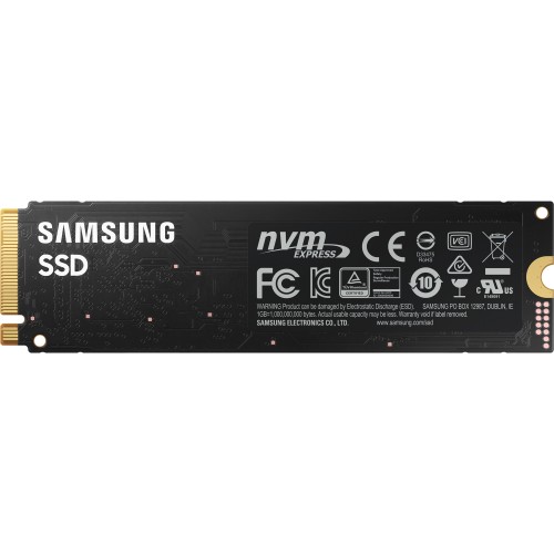 Твердотельные накопители/ Samsung SSD 980, 1000GB, M.2(22x80mm), NVMe 1.4, PCIe 3.0 x4, 3-bit MLC, R/W 3500/3000MB/s, IOPs 500 000/480 000, TBW 600, DWPD 0.33 (12 мес.) Samsung Electronics