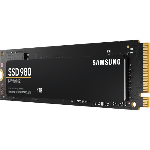 Твердотельные накопители/ Samsung SSD 980, 1000GB, M.2(22x80mm), NVMe 1.4, PCIe 3.0 x4, 3-bit MLC, R/W 3500/3000MB/s, IOPs 500 000/480 000, TBW 600, DWPD 0.33 (12 мес.) Samsung Electronics