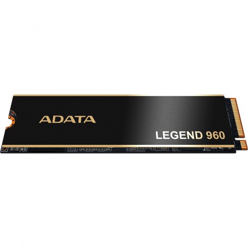Твердотельный накопитель/ ADATA SSD LEGEND 960, 2000GB, M.2(22x80mm), NVMe 1.4, PCIe 4.0 x4, 3D NAND, R/W 7400/6800MB/s, IOPs 750 000/630 000, DRAM buffer 2000MB, TBW 1560, DWPD 0.43, with Heat Spreader (5 лет) ADATA