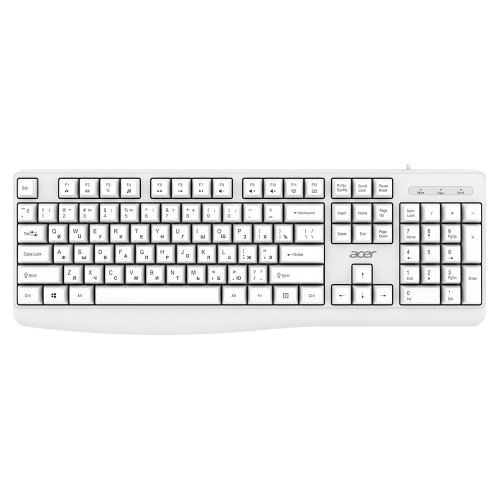 Клавиатура/ Клавиатура Acer OKW301 USB white