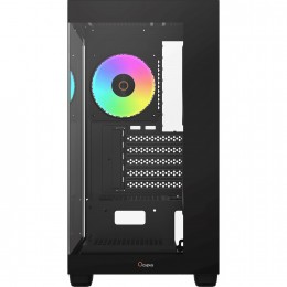 Корпус ПК без блока питания/ Case Ocypus Gamma C52 BK ARGB, Mini-Tower, TG, 3x120mm ARGB, 1xUSB-A 3.0 + 2xUSB 2.0, mATX, mITX Black