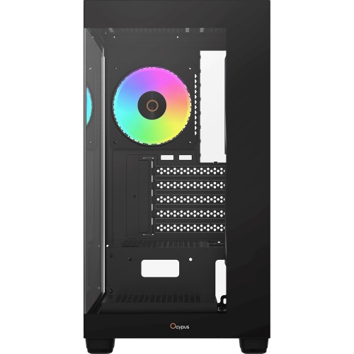 Купить корпус ПК Ocypus Gamma C52 BK ARGB Mini-Tower с 3 вентиляторами и USB 3.0 – идеальное решение для mATX и mITX