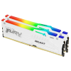 Память оперативная/ Kingston 32GB 5600MT/s DDR5 CL40 DIMM (Kit of 2) FURY Beast White RGB XMP Kingston