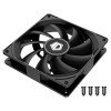 Вентилятор ID-Cooling FL-12025K 120x120x25 мм черный 3-pin, 21 дБ - идеальное охлаждение для вашего корпуса