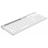Клавиатура A4Tech FK25 белый/серый USB slim – идеальный выбор для комфортной работы и игр с кабелем 1.5м