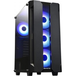 Корпус Chieftec Hunter черный ATX 4x120mm 4x140mm 2xUSB3.1 audio bott PSU [GS-01B-OP]