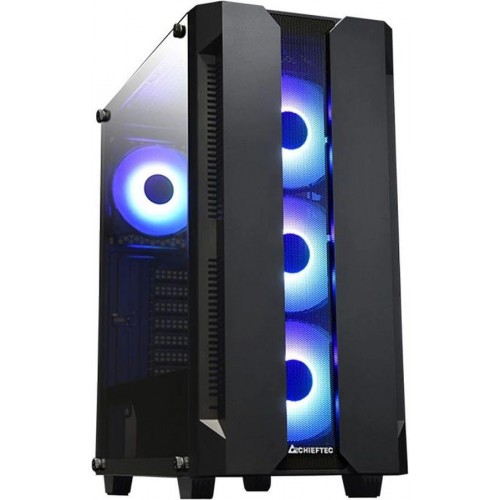 Корпус Chieftec Hunter GS-01B-OP черный ATX с поддержкой 4 вентиляторов 120/140 мм и USB 3.1