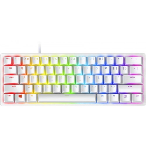 Игровая клавиатура Razer Huntsman Mini - Mercury Ed. (Red Switch) - Russian Layout/ Razer Huntsman Mini - Mercury Ed. (Red Switch) - Gaming keyboard - Russian Layout Razer