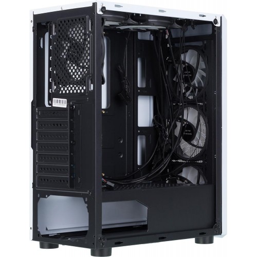 Корпус ATX Formula CL-3303W RGB белый с вентиляторами 2x120mm и портами USB 2.0/3.0