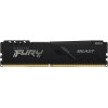 Купить оперативную память Kingston 8GB 3600MT/s DDR4 CL17 DIMM FURY Beast Black для высоких игровых и рабочих нагрузок