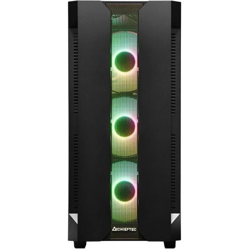 Корпус Chieftec Hunter GS-01B-OP черный ATX с поддержкой 4 вентиляторов 120/140 мм и USB 3.1