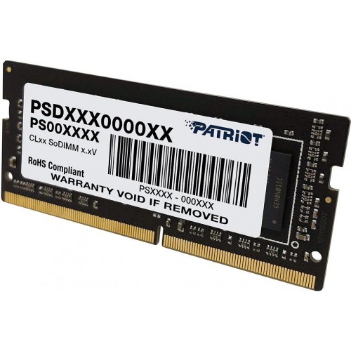 Память DDR4 16GB 3200MHz Patriot Signature Line - Высокоскоростной SO-DIMM 260-pin для ПК
