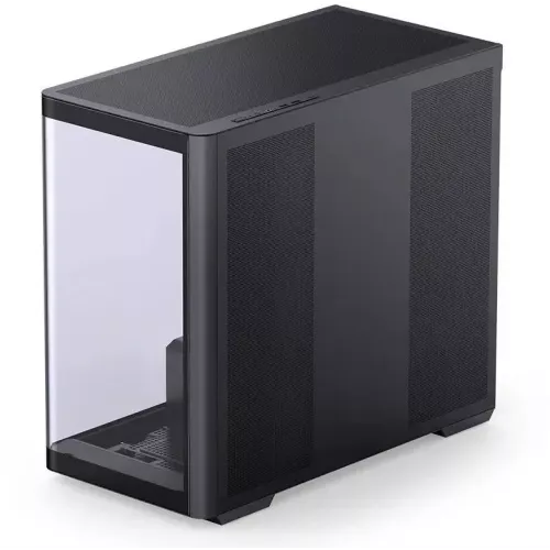 Корпус JONSBO D300 Mini-Tower без блока питания: стильный черный кейс для mATX и mITX с USB-A 3.2 и USB-C 3.2