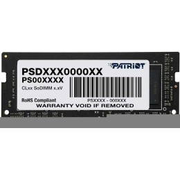 Оперативная память DDR4 16Gb 2666MHz Patriot PSD416G266681S Signature RTL PC4-21300 CL19 SO-DIMM 260-pin 1.2В single rank Ret [PSD416G266681S]
